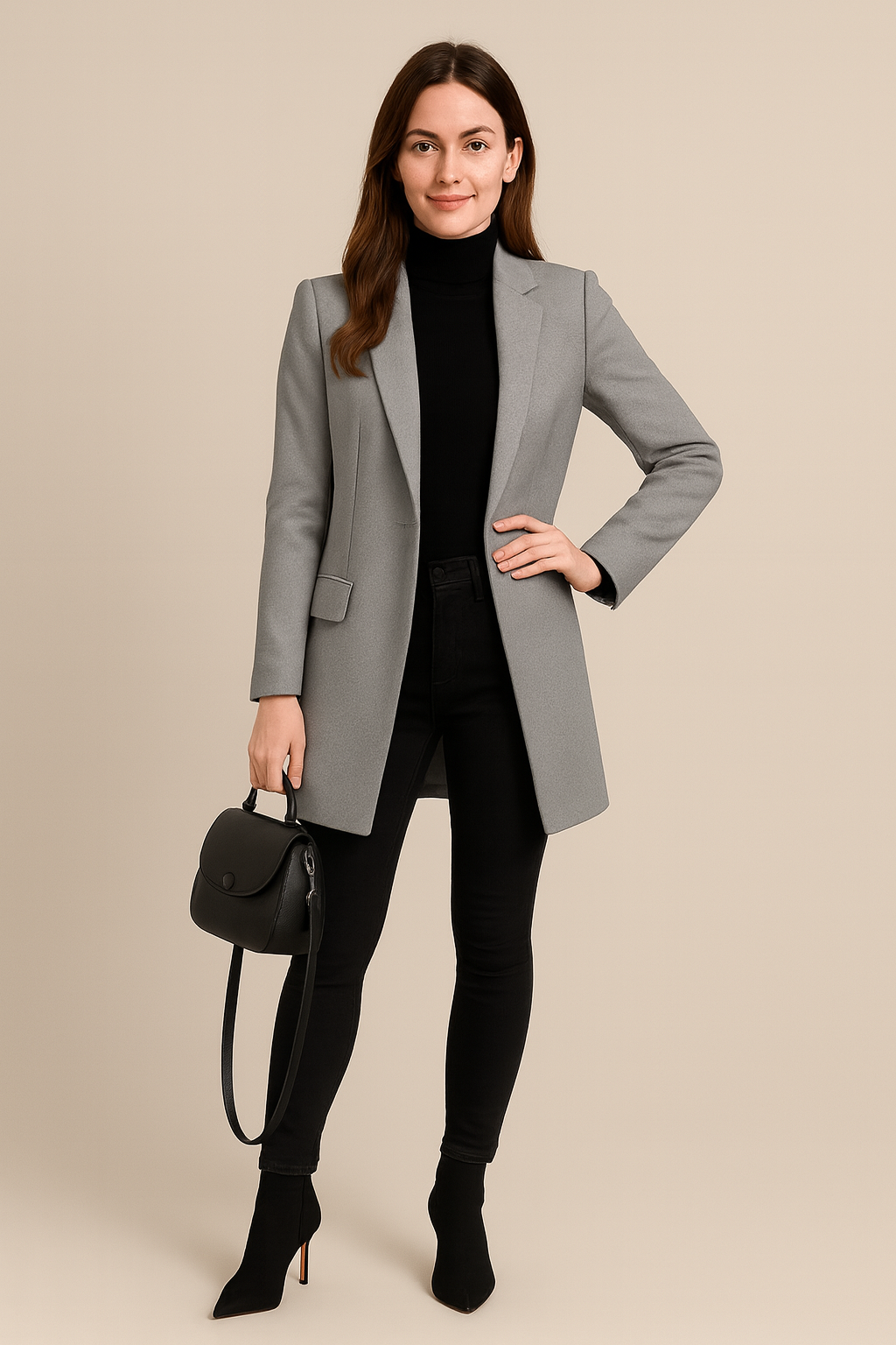 Marveille | Selina – Manteau long ajusté pour femmes