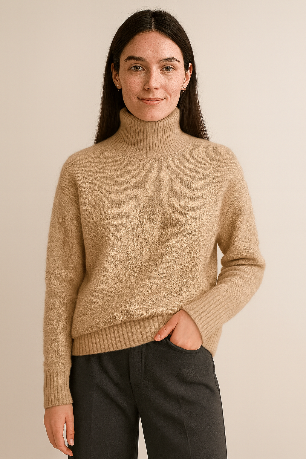 Marveille | Elva – Pull en maille à col haut pour femmes