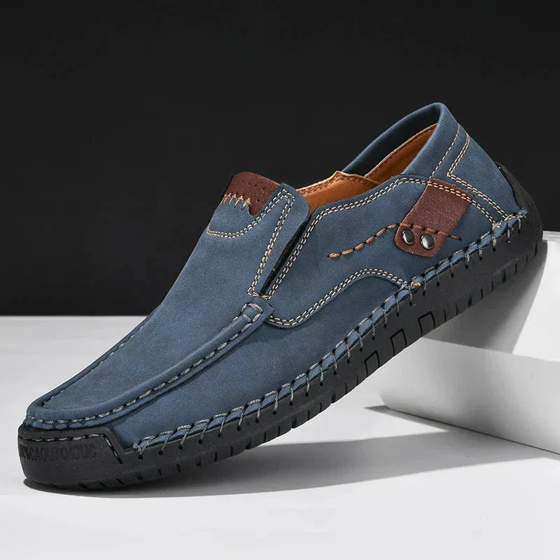 Marveille | Brodie – Mocassins en cuir pour hommes à enfiler au design contemporain