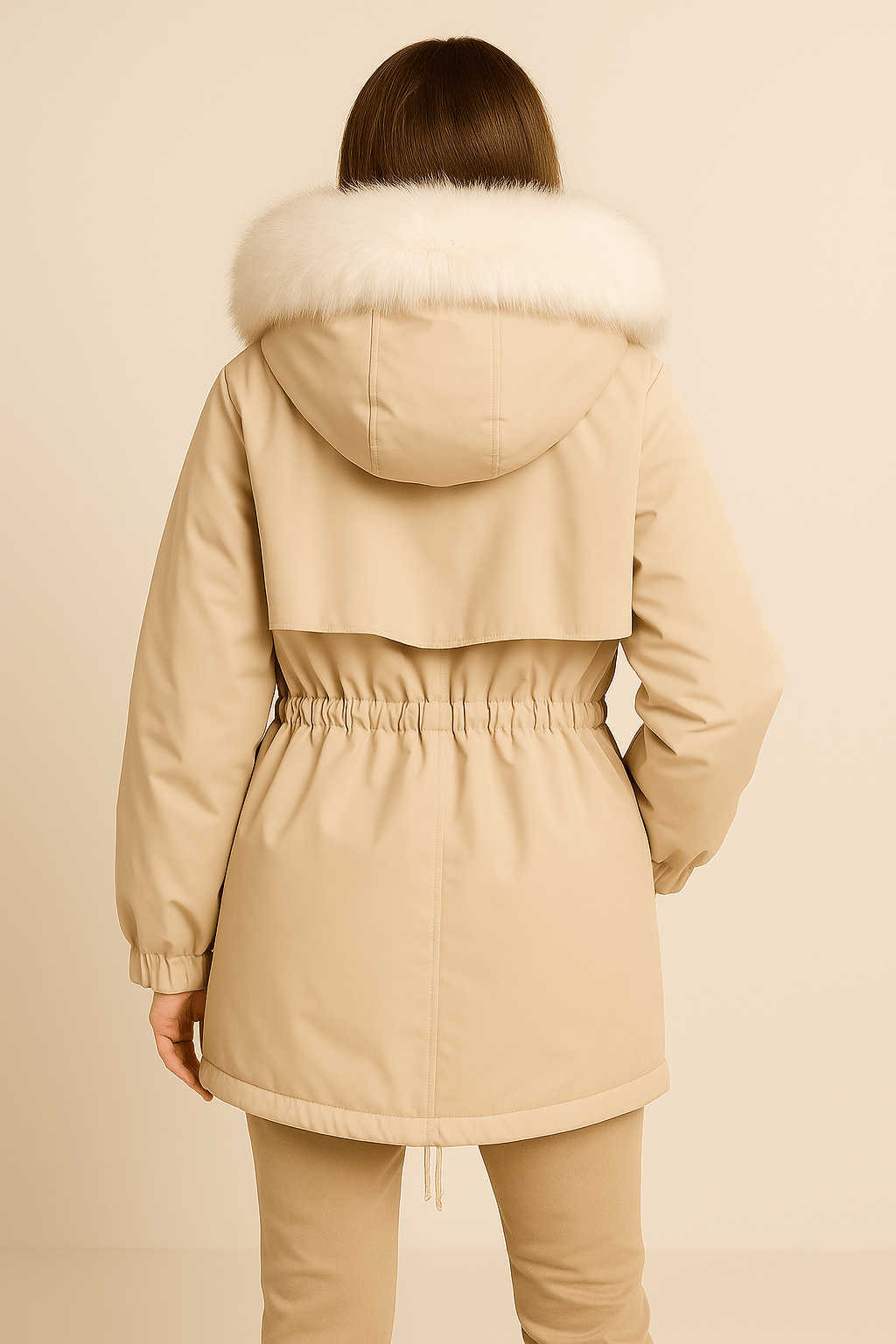 Marveille | Conny – Élégant manteau d'hiver pour femmes avec capuche en fourrure