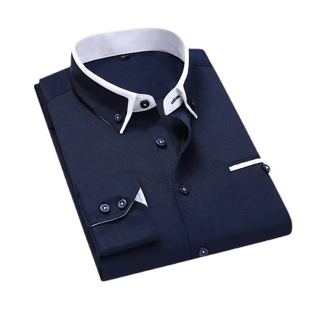 Marveille | Chemise élégante à manches longues pour hommes - Style décontracté
