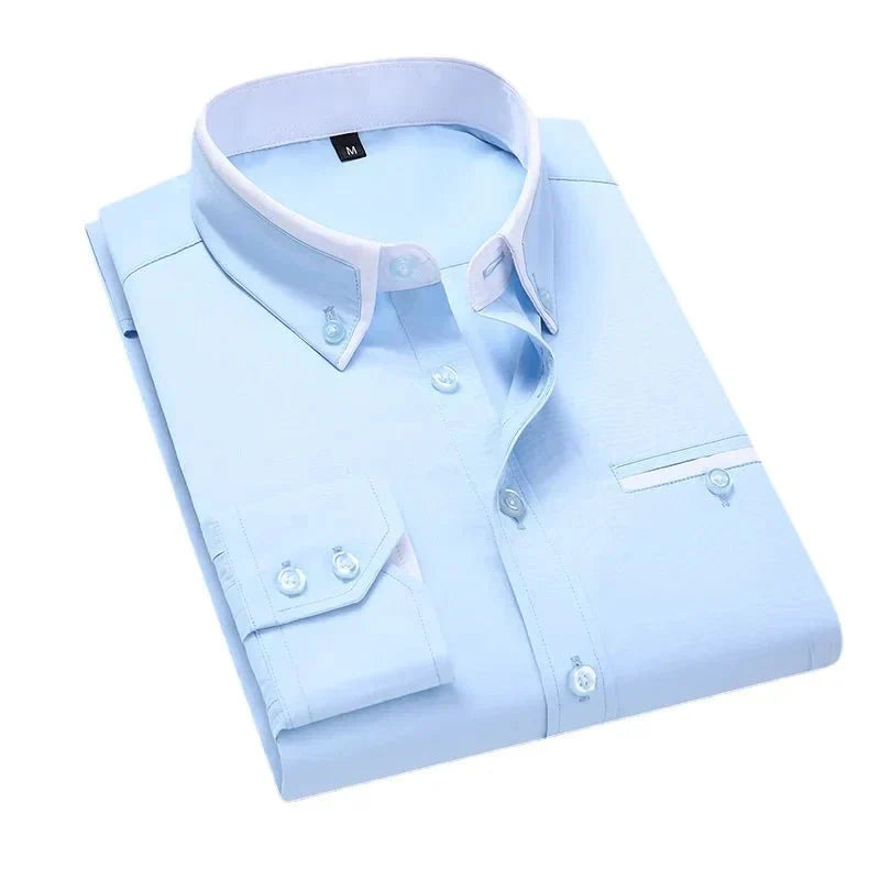 Marveille | Chemise élégante à manches longues pour hommes - Style décontracté