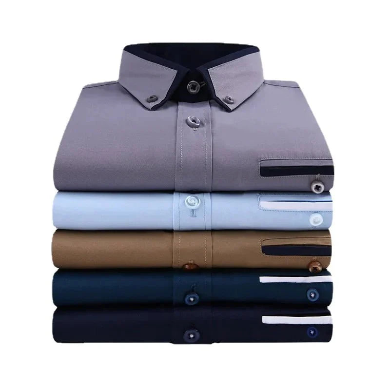 Marveille | Chemise élégante à manches longues pour hommes - Style décontracté
