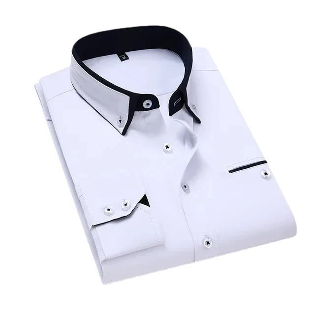 Marveille | Chemise élégante à manches longues pour hommes - Style décontracté