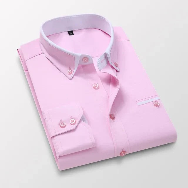 Marveille | Chemise élégante à manches longues pour hommes - Style décontracté