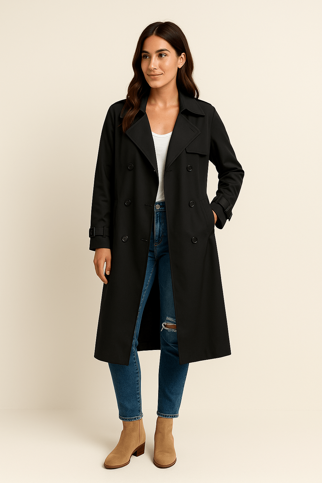 Marveille | Zoe - Long manteau trench