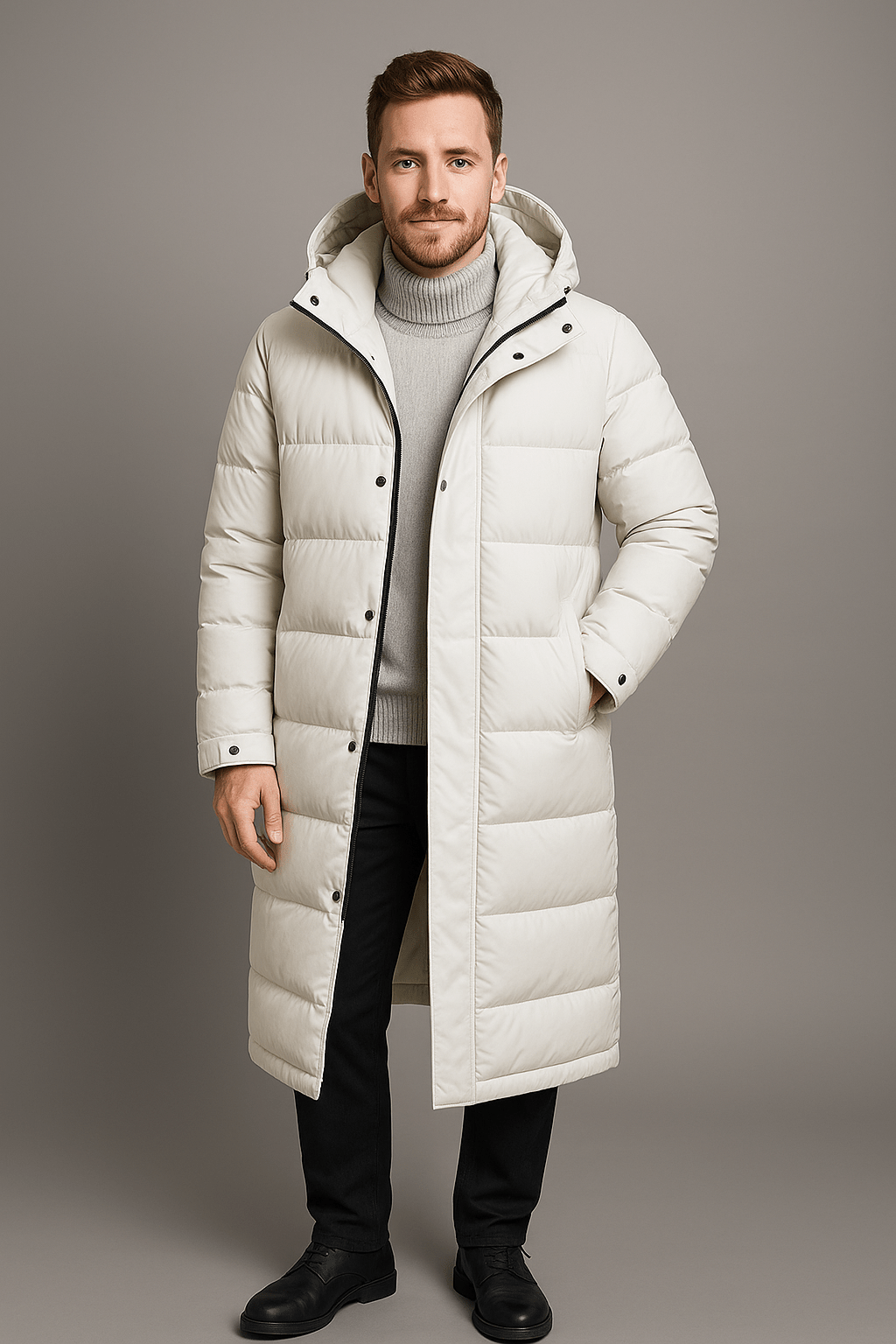 Marveille | Noah – Manteau Trench Isolé à Capuche pour Homme avec Coupe Décontractée