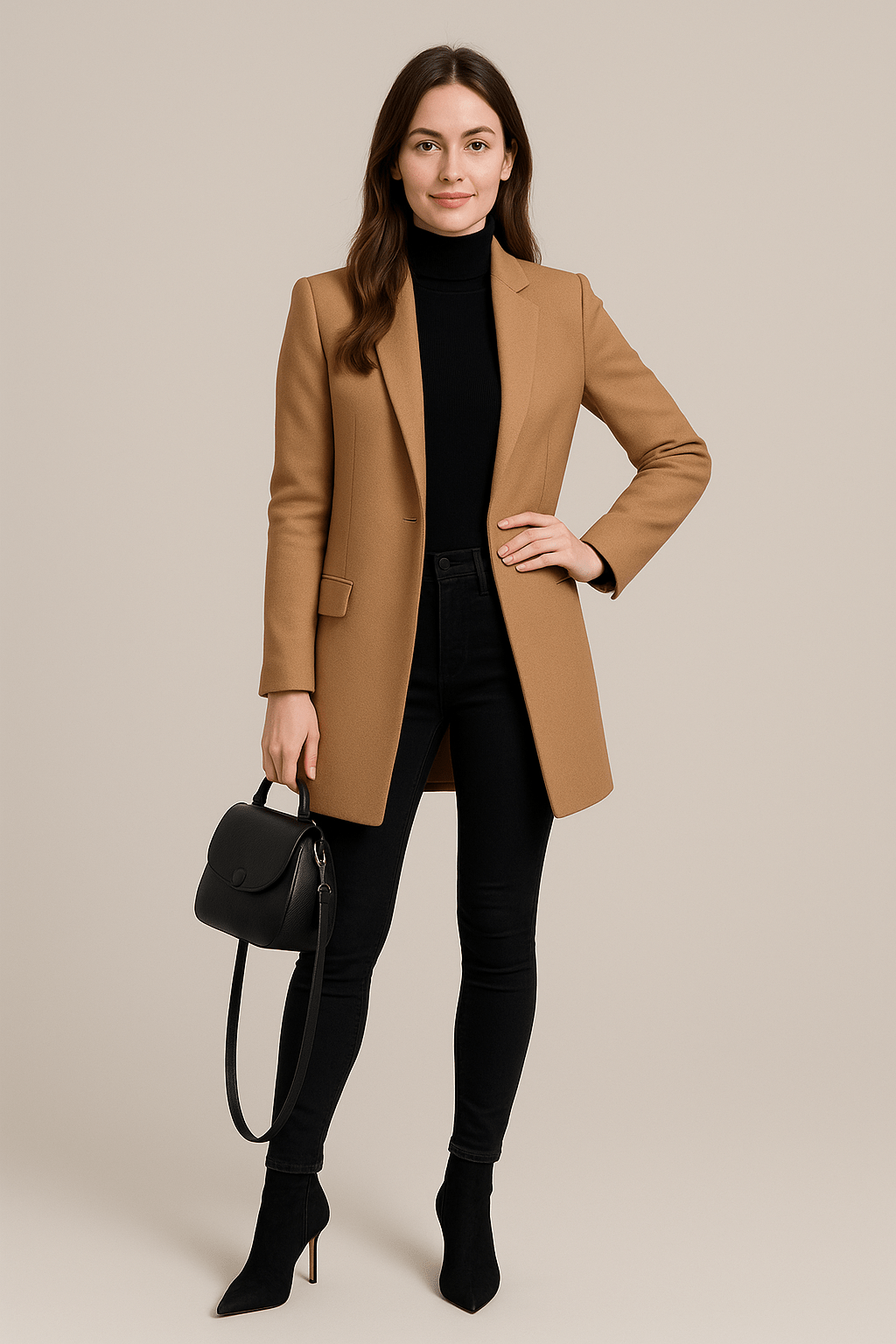 Marveille | Selina – Manteau long ajusté pour femmes