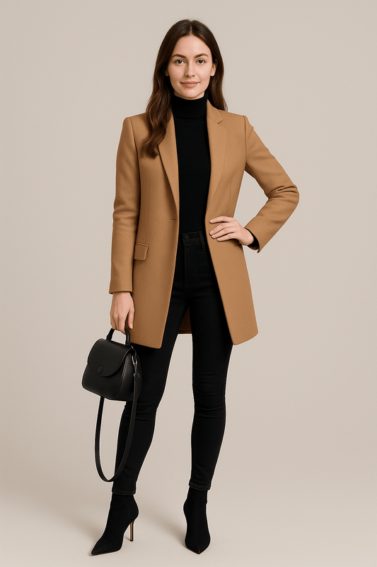 Marveille | Selina – Manteau long ajusté pour femmes