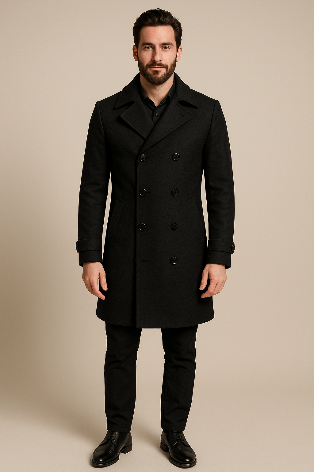 Marveille | Thor – Veste Homme à Double Boutonnage avec Revers et Style Décontracté Élégant