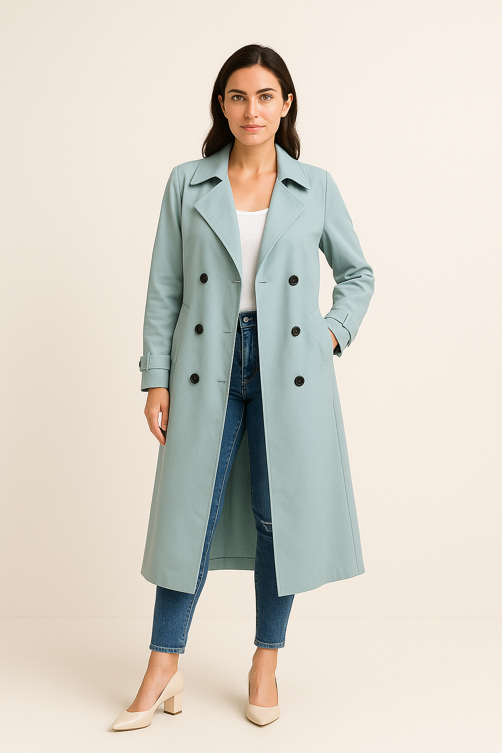 Marveille | Zoe - Long manteau trench