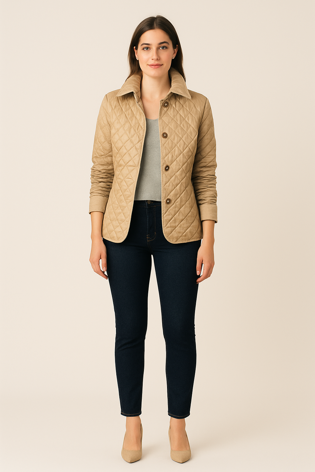 Marveille | Léger Manteau Matelassé à Boutons