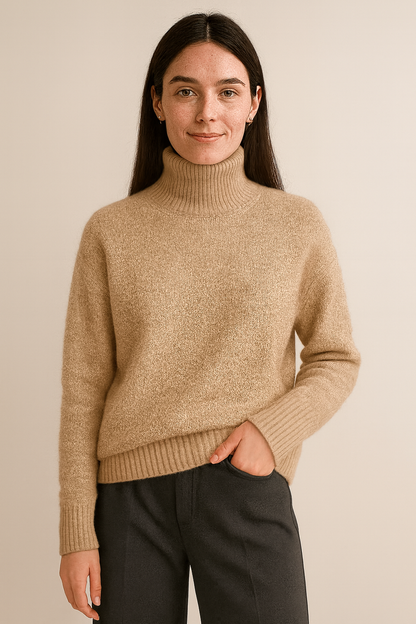 Marveille | Elva – Pull en maille à col haut pour femmes