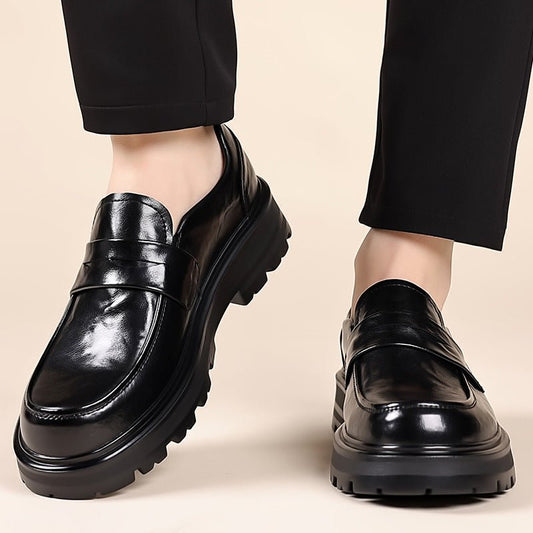 Marveille | Aidan – Mocassins en Cuir pour Hommes au Style Classique et Décontracté