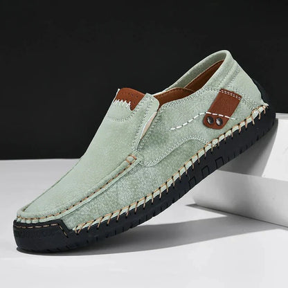 Marveille | Brodie – Mocassins en cuir pour hommes à enfiler au design contemporain