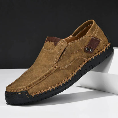 Marveille | Brodie – Mocassins en cuir pour hommes à enfiler au design contemporain