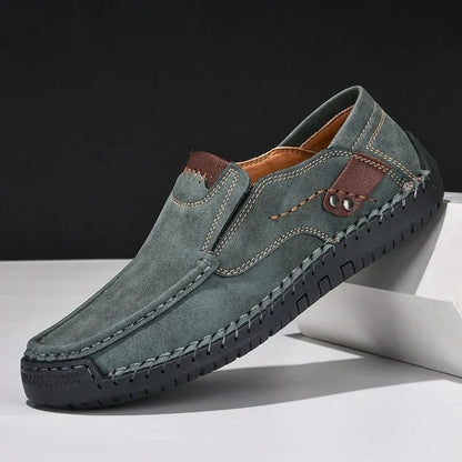 Marveille | Brodie – Mocassins en cuir pour hommes à enfiler au design contemporain