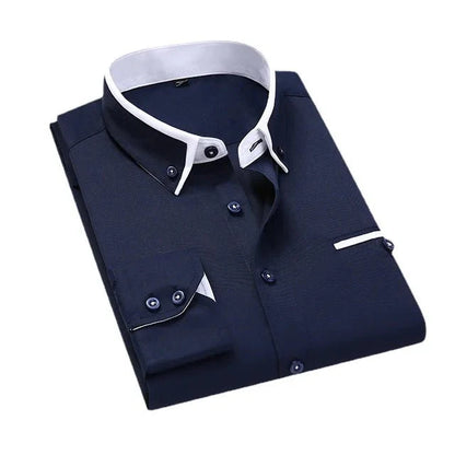 Marveille | Chemise élégante à manches longues pour hommes - Style décontracté