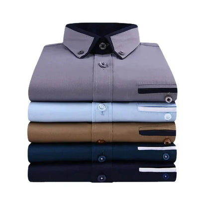 Marveille | Chemise élégante à manches longues pour hommes - Style décontracté