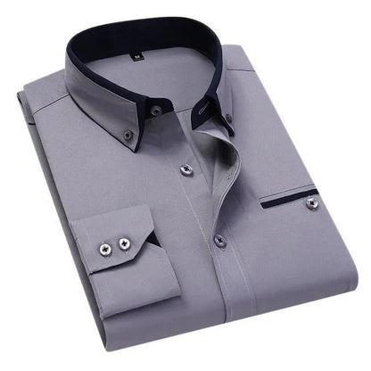Marveille | Chemise élégante à manches longues pour hommes - Style décontracté