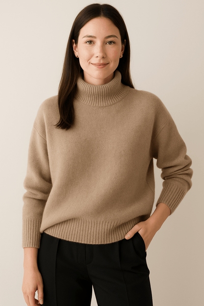 Marveille | Elva – Pull en maille à col haut pour femmes