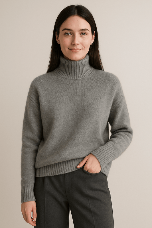Marveille | Elva – Pull en maille à col haut pour femmes