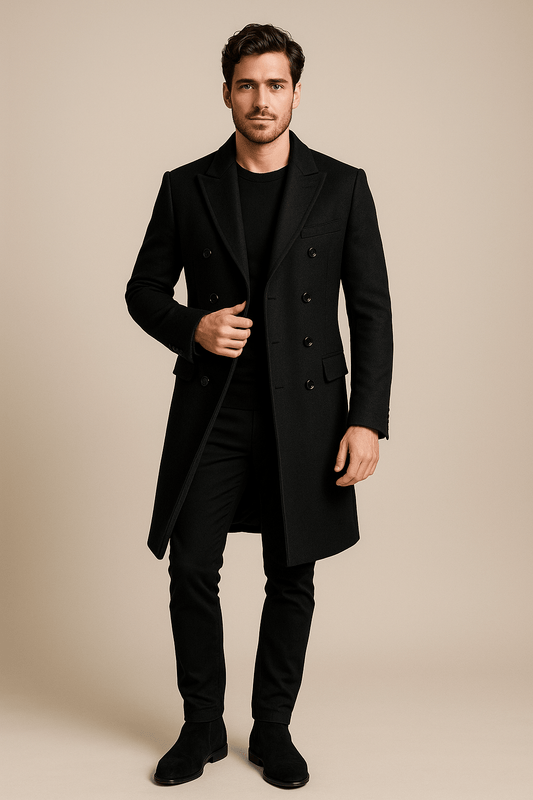 Marveille | Emil – Manteau Classique à Double Boutonnage pour Homme