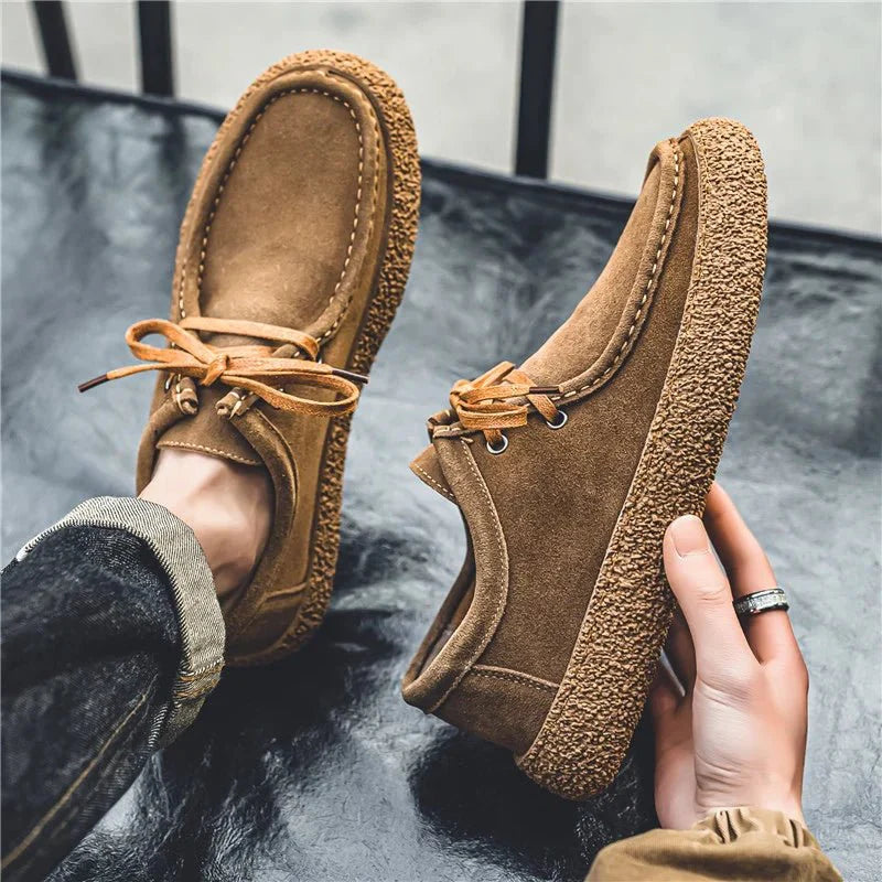Marveille | Euan – Mocassins en Cuir pour Hommes à Enfiler au Design Moderne