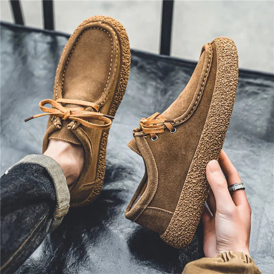 Marveille | Euan – Mocassins en Cuir pour Hommes à Enfiler au Design Moderne