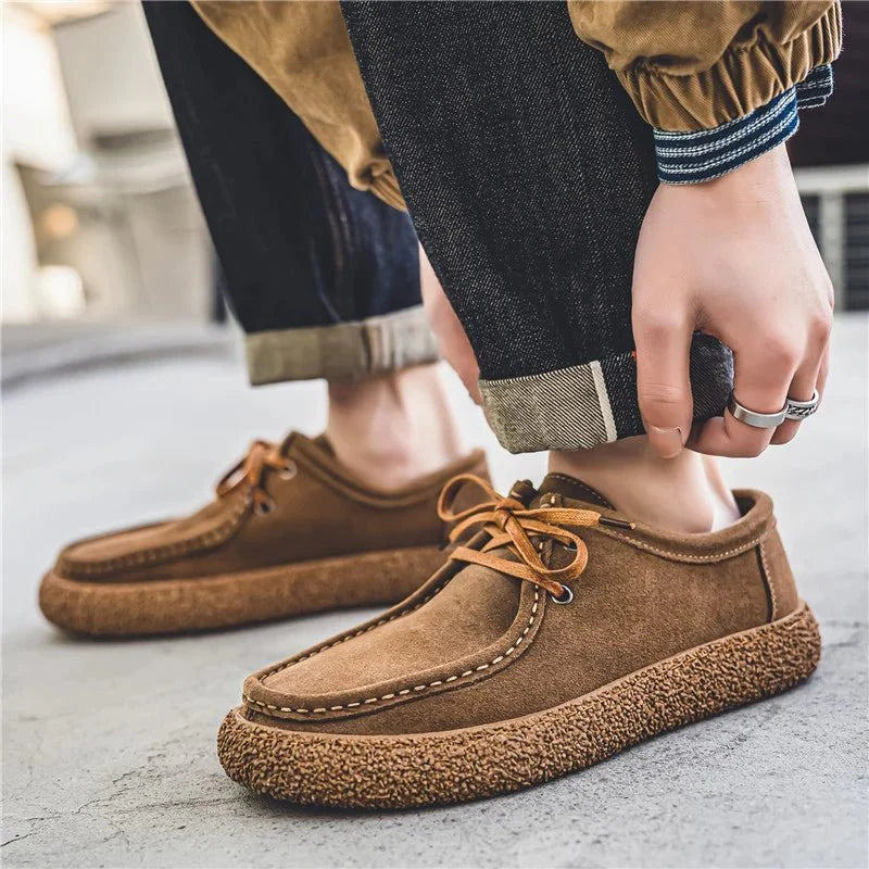 Marveille | Euan – Mocassins en Cuir pour Hommes à Enfiler au Design Moderne