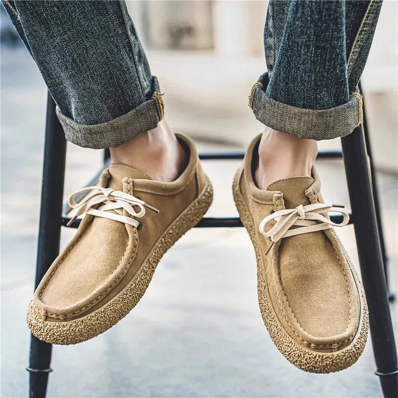 Marveille | Euan – Mocassins en Cuir pour Hommes à Enfiler au Design Moderne