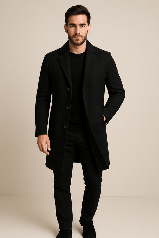 Marveille | Harvey – Manteau Trench Classique pour Homme en Polyester Résistant