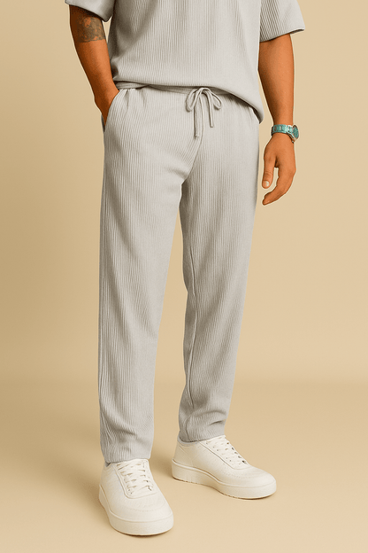 Marveille | Pantalon ample en velours côtelé à texture douce