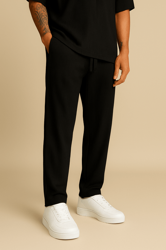 Marveille | Pantalon ample en velours côtelé à texture douce