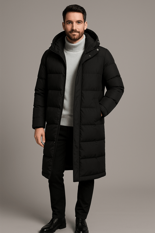 Marveille | Noah – Manteau Trench Isolé à Capuche pour Homme avec Coupe Décontractée