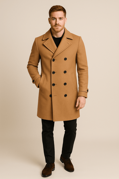 Marveille | Thor – Veste Homme à Double Boutonnage avec Revers et Style Décontracté Élégant